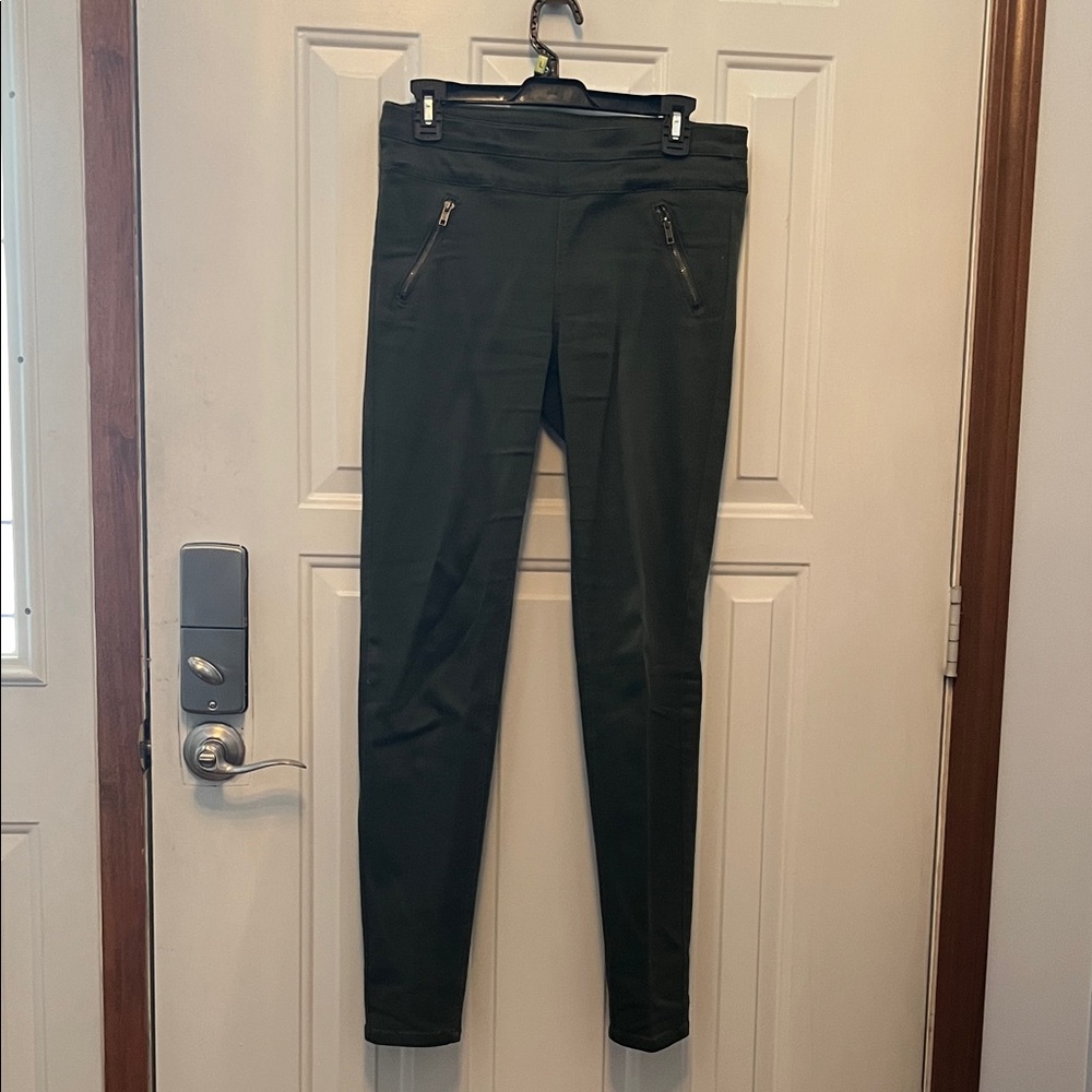 New York & Co Size M Soho Olive High Waist Leggings